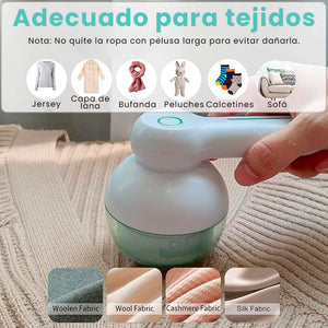 Removedor de Pelusas Eléctrico (Recargable⚡)
